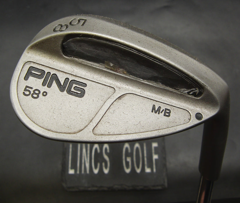 PING M/B Black Dot 58° Sand Wedge Regular Steel Shaft Ping Grip