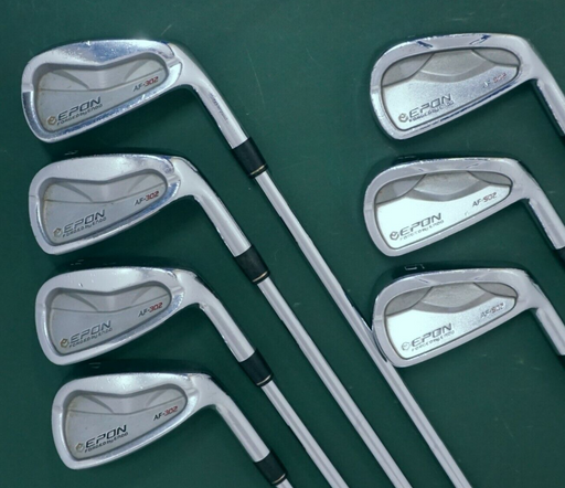 Set Of 7 x Epon AF-302 / AF-502 Forged Combo Irons 4-PW Regular Steel Shafts