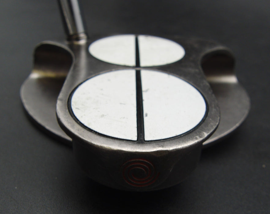 Odyssey White Ice 2-Ball Putter 86cm Length Steel Shaft Odyssey Grip*
