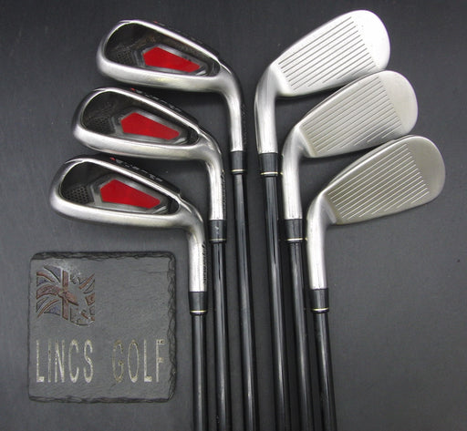 Set of 6x TaylorMade Burner SuperLaunch 5-PW Irons Regular Graphite Shafts