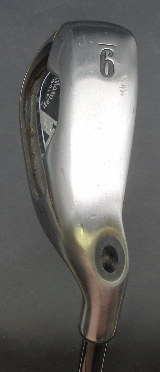 Callaway X18 Pro Series 9 Iron Firm Flex Graphite Shaft PGM Grip