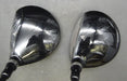 Set of 2 Tobunda TryFit 15° 3 & 18° 5 Woods Stiff Graphite Shafts TryFit Grips