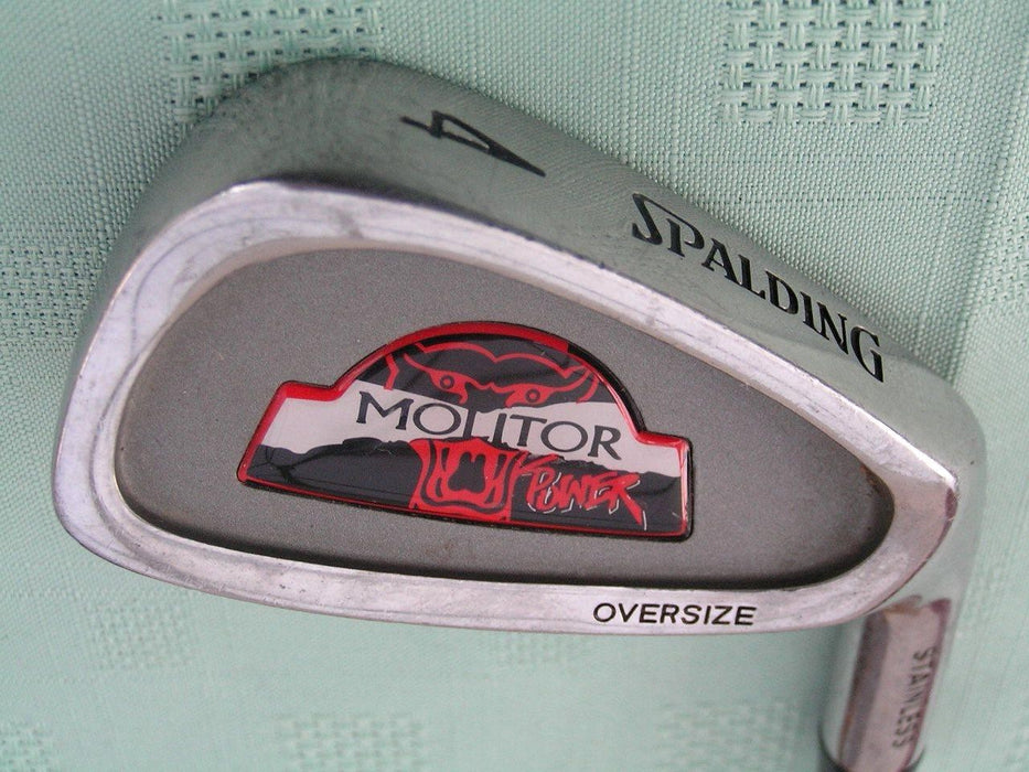 SPALDING MOLITOR POWER OVERSIZE 4 IRON STEEL SHAFT GOLF CLUB