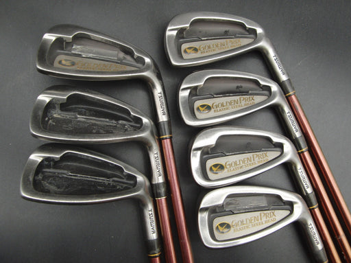 Set of 7x Tsuruya Golden Prix Irons 5-PW+AW Regular Graphite Shafts G/P Grips*