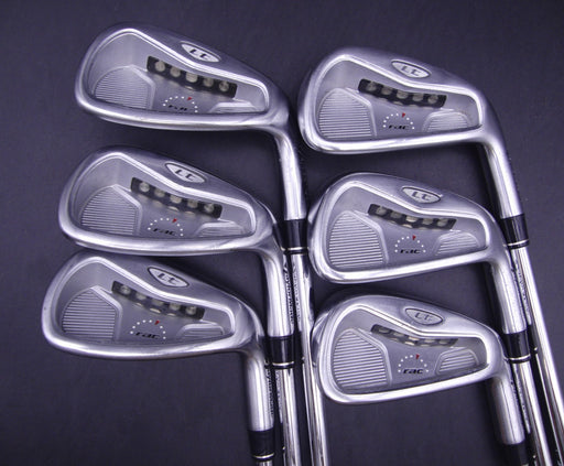 Set of 6x TaylorMade Rac LT 5-PW Irons Stiff Steel Shafts TaylorMade Grips
