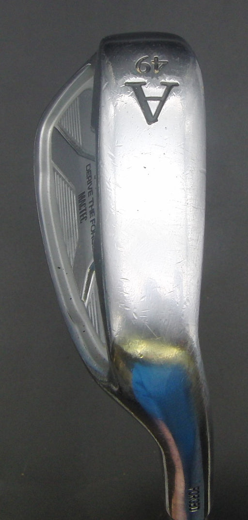 Mactec NV-F Forged 49° Gap Wedge Regular Steel Shaft NV-F Grip