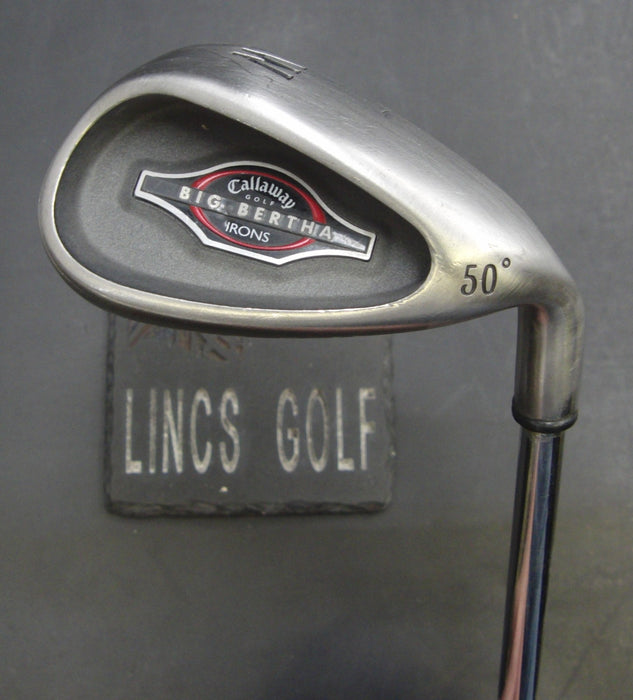 Callaway Big Bertha 2002 50° Pitching Wedge Stiff Steel Shaft Golf Pride Grip