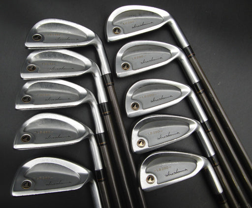 Set of 10x Honma LB280 Irons 3-11+SW Stiff Graphite Shafts HiroHonma Grips*