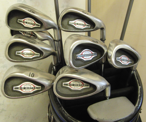 Set of Callaway Big Bertha Irons 4-PW+Callaway Driver+Callaway 4+5 Wood+ Putter