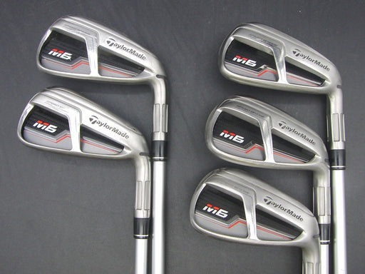 Set of 5x TaylorMade M6 5-9 Irons Regular Graphite Shafts TaylorMade Grips*