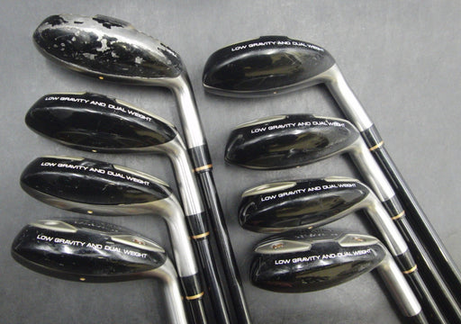 Set of 8x Spalding High Ball Irons 4-PW+AW Regular Graphite Shafts Spalding Grip