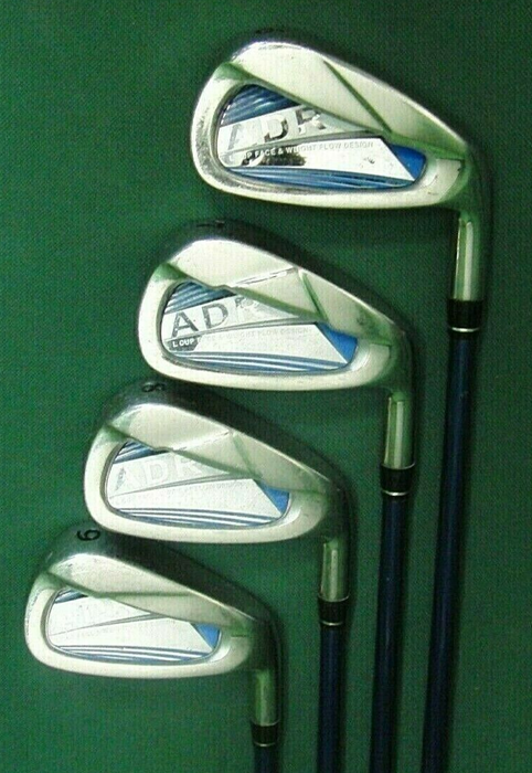 Set of 4 x Akira ADR Japan Model 6-9 Irons Regular Graphite Shafts Akira Grips