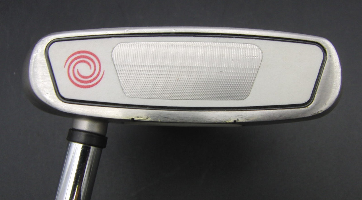 Odyssey White Steel 2-Ball Putter Steel Shaft 86cm Length Super Stroke Grip