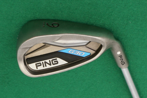 Ping G30 White Dot 9 Iron Stiff Steel Shaft Ping Grip