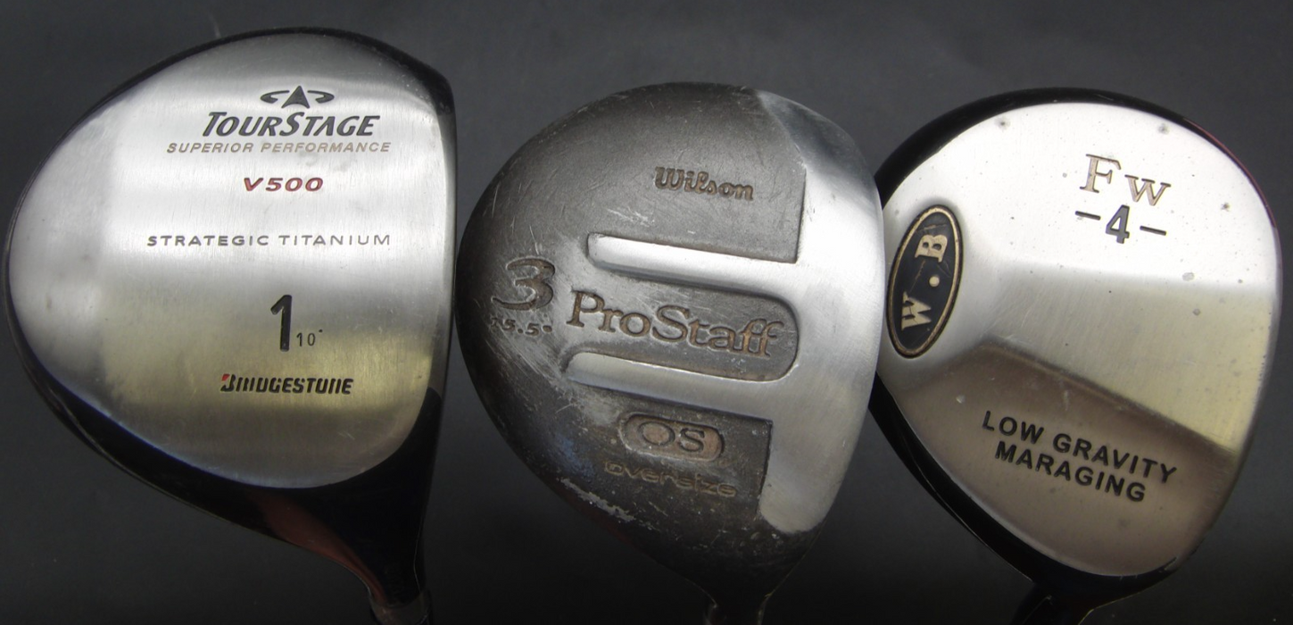Set Of ORKA GS 5-PW Irons + 3 + 4 Wood + Tour Stage Driver + Bosch Putter
