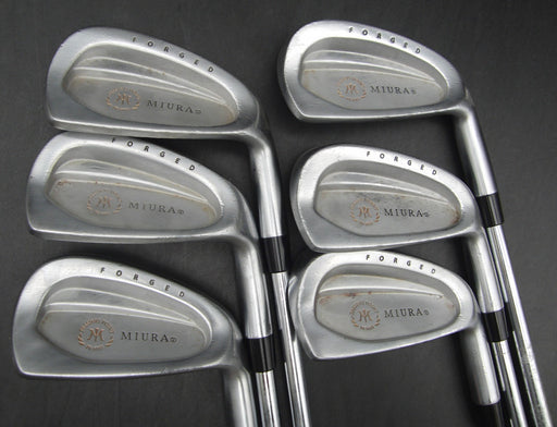 Set of 6x Miura Passing Point Irons 5-PW Regular Steel Shafts Golf Pride Grips