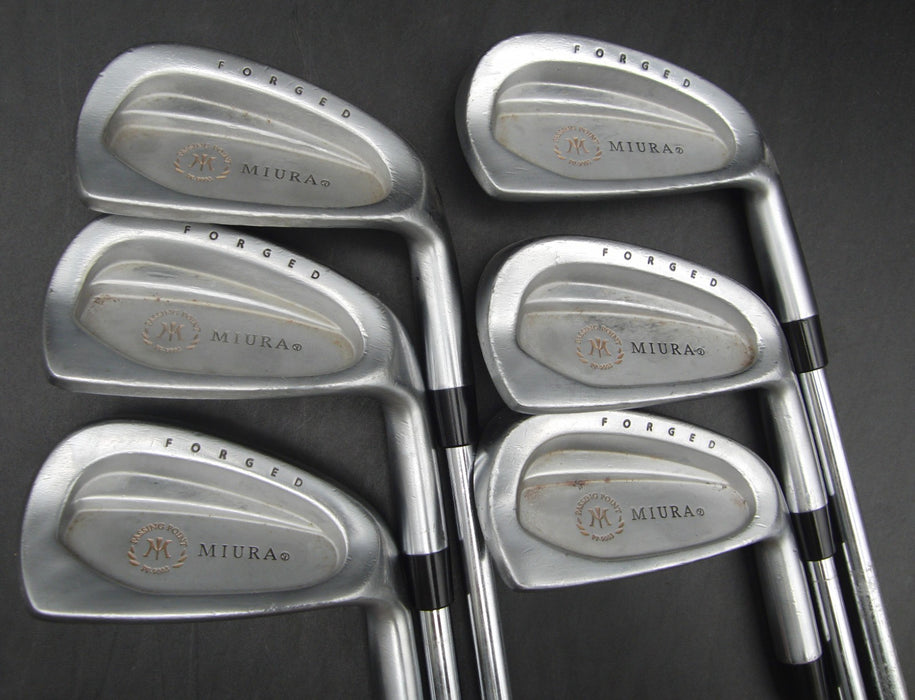 Set of 6x Miura Passing Point Irons 5-PW Regular Steel Shafts Golf Pride Grips
