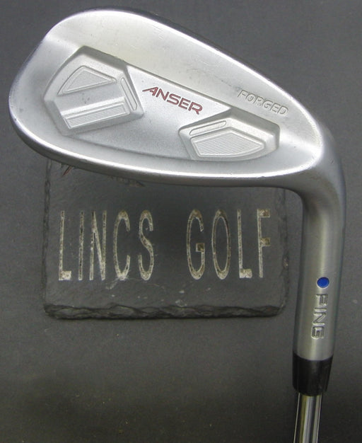 Ping Anser Blue Dot 56° Sand Wedge Stiff Steel Shaft Ping Grip