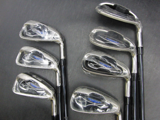 New Set of 7x Mizuno Zephyr Irons 5-SW Regular Graphite Shafts Mizuno Grips*