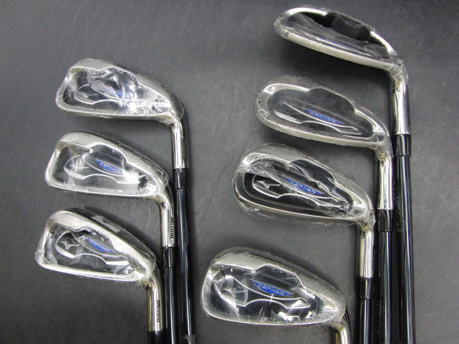 New Set of 7x Mizuno Zephyr Irons 5-SW Regular Graphite Shafts Mizuno Grips*