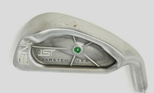 Ping ISI Green Dot 3 Iron Cushin z-z65 Stiff Steel Shaft Golf Pride Grip