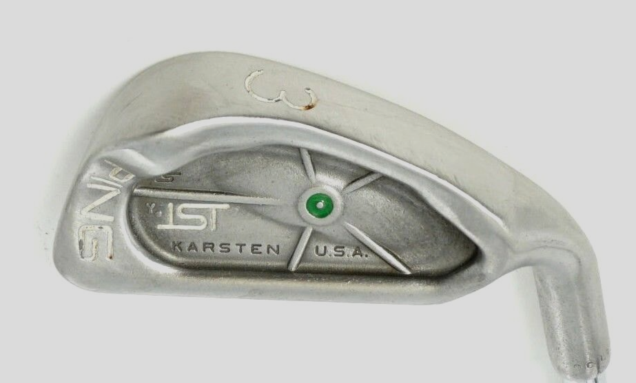 Ping ISI Green Dot 3 Iron Cushin z-z65 Stiff Steel Shaft Golf Pride Grip