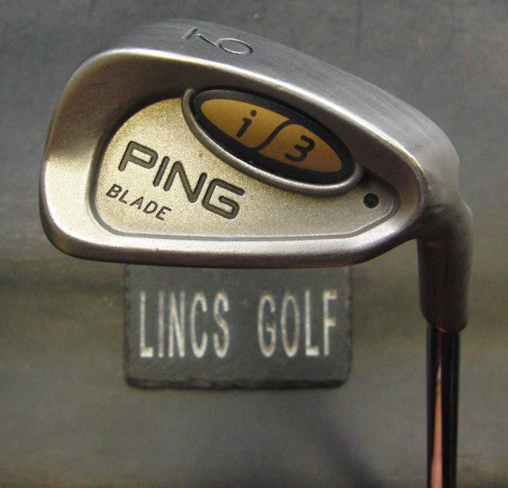 Ping i3 Blade Black Dot 9 Iron Stiff Steel Shaft Ping Grip