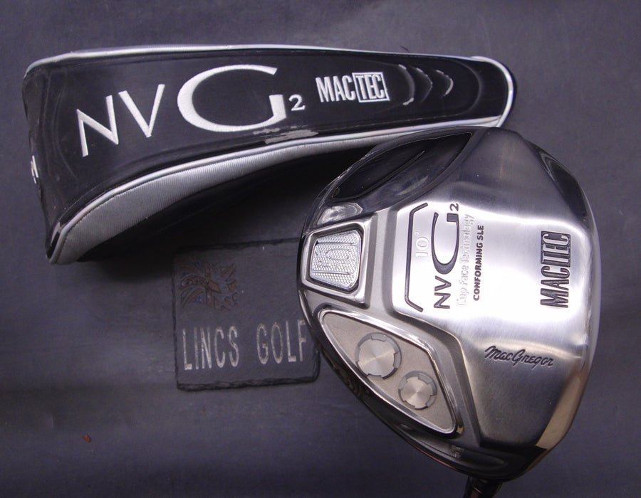 MacGregor MacTec NVG2 10° Driver Regular Graphite Shaft Macten Grip & Mactec HC