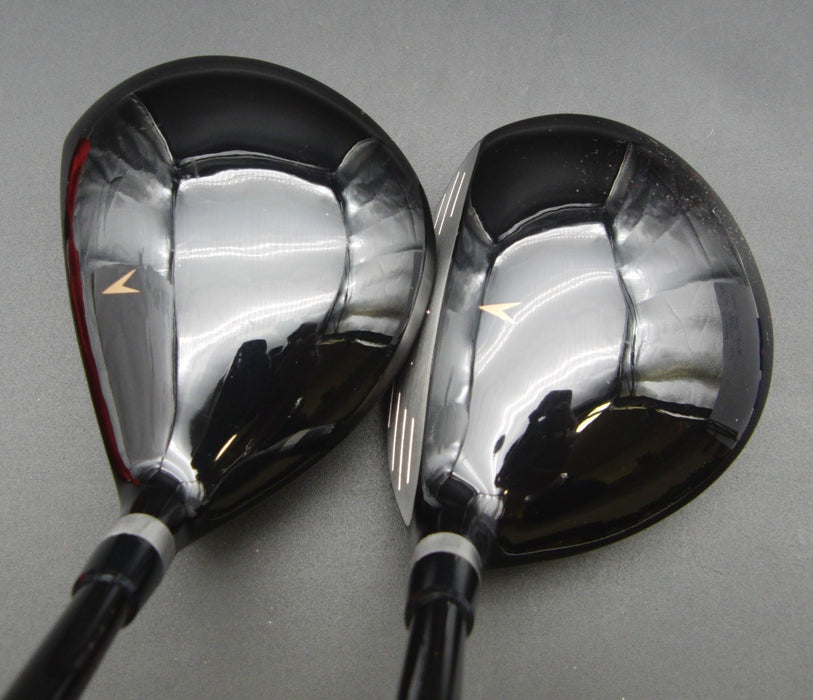 Set of 2 Fitway 3+5 Woods Regular Graphite Shafts Fitway Grips & HeadCovers