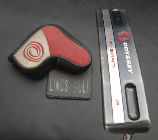 Odyssey Tri Beam 2 Putter Steel Shaft 86cm Length Odyssey Grip + Head Cover