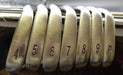 Set of 7x Cleveland CJ-100 Irons 4-PW Stiff Graphite Shafts Golf Pride Grips*
