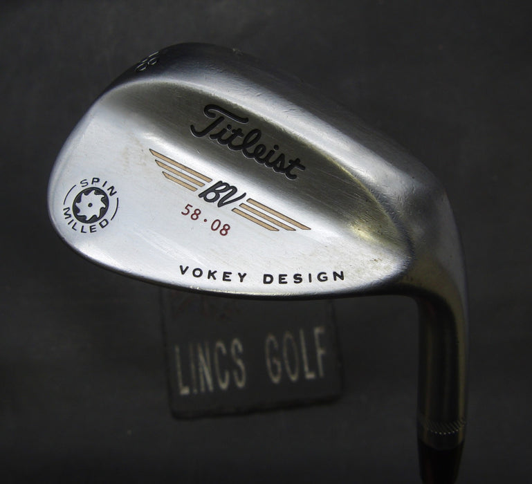 Titleist Vokey Design BV 58° Sand Wedge Regular Steel Shaft Golf Pride Grip