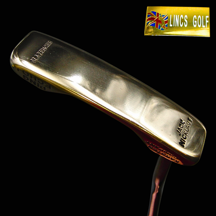 Refurbed Paint Filled Ping Echo Slazenger Jack Nicklaus Putter 91cm Steel Shaft