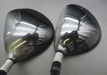 Set of 2 TaylorMade Burner 15° 3 & 18° 5 Woods Stiff Graphite Shafts T/M Grips