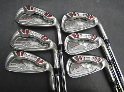 Set of 6 x TaylorMade Burner Japanese Model Irons 5-PW Stiff Steel Shafts*