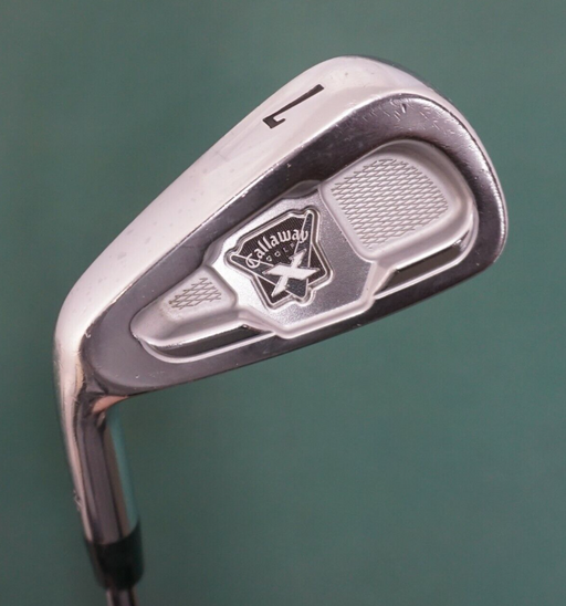 Left-Handed Callaway X Series Forged R 7 Iron Stiff Steel Shaft Golf Pride Grip