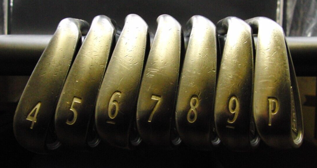 Set of 7 x Wilson Staff FG Tour M3 Forged Irons 4PW Stiff Steel Shafts