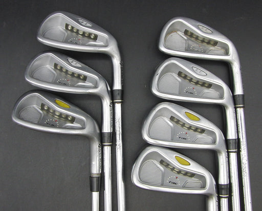 Set of 7x TaylorMade Rac LT 4-PW Irons Regular Steel Shafts TaylorMade Grips