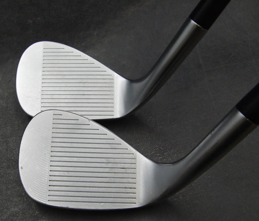Set of 2 Cleveland RTX Zipcore 50° & 54° Wedge Stiff Steel Shafts G/Pride Grips