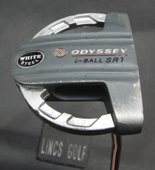 Odyssey White Steel 2-Ball SRT Putter 87cm Length Steel Shaft West Golf Grip*