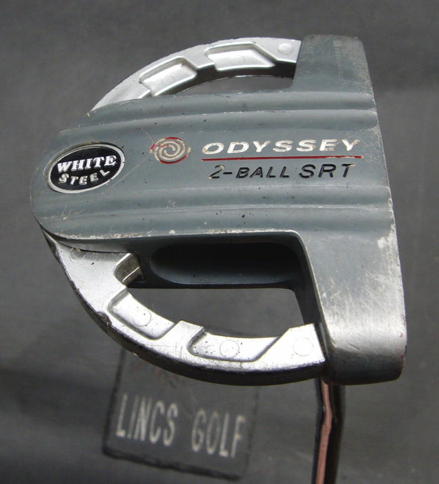Odyssey White Steel 2-Ball SRT Putter 87cm Length Steel Shaft West Golf Grip*