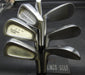 Set of 7 x PRGR DATA 601 Irons 4-PW Stiff Steel Shafts Golf Pride Grips*