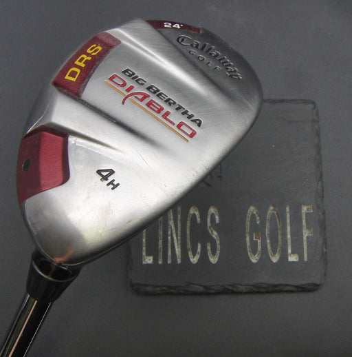 Callaway Big Bertha Diablo DRS 24° 4 Hybrid Uniflex Steel Shaft Callaway Grip