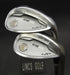 Set of 2 Cleveland CG16 JV Gap & Sand Wedges Stiff Steel Shafts Cleveland Grips