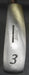 PRGR Zoom Type 040i 3 Iron Regular Graphite Shaft Royal Grip