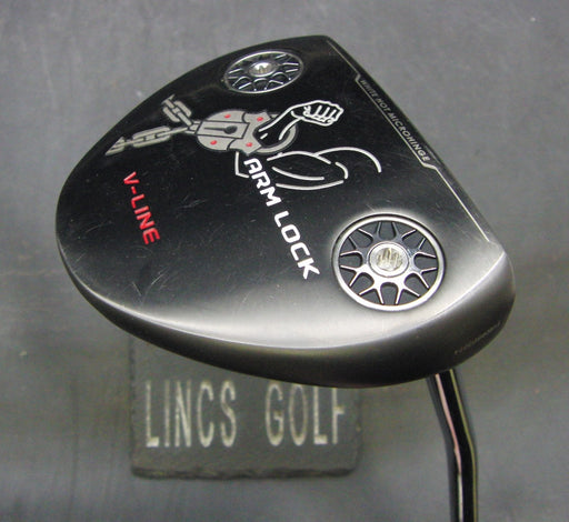 Odyssey Arm Lock V-Line Putter Steel Shaft 99cm Length Odyssey Grip*