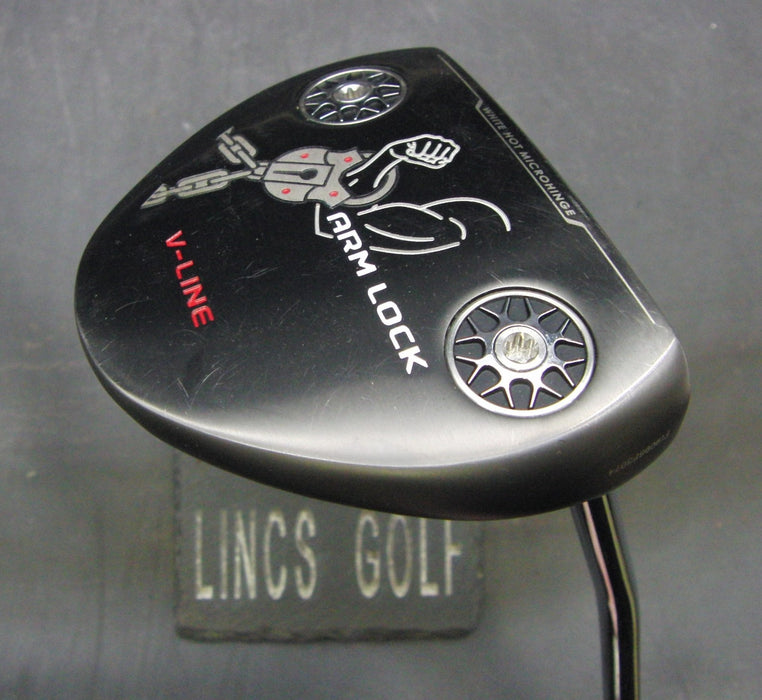 Odyssey Arm Lock V-Line Putter Steel Shaft 99cm Length Odyssey Grip*