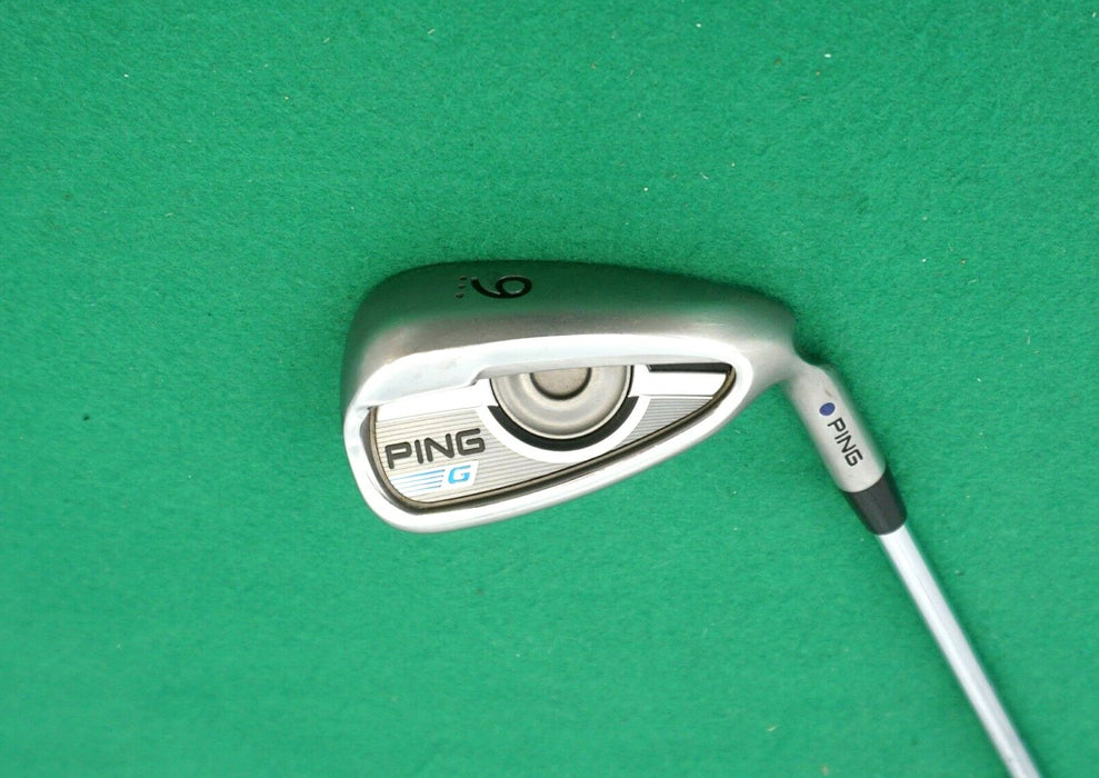 Ping G Series Blue Dot 9 Iron Seniors Steel Shaft Golf Pride Grip