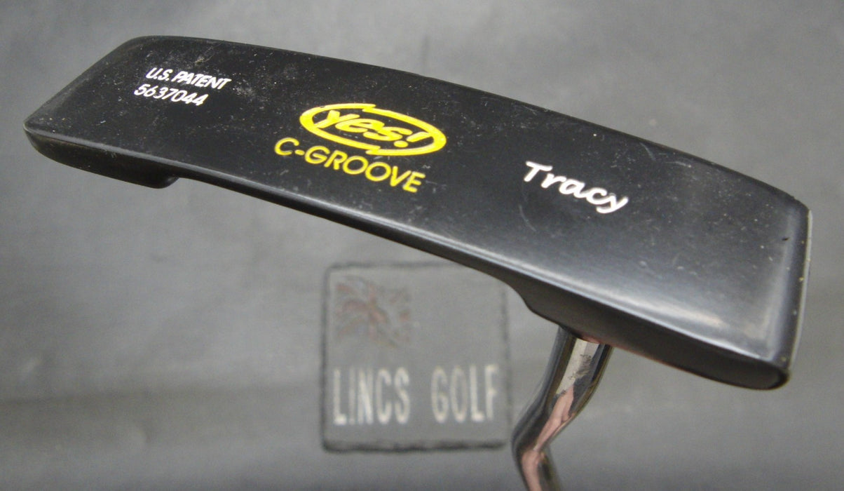Yes C-Groove Tracy Putter Steel Shaft 87cm Length Psyko Grip