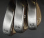 Set of 3 Cleveland CG16 Gap+Sand & Lob Wedges Stiff Steel Shafts Cleveland Grips